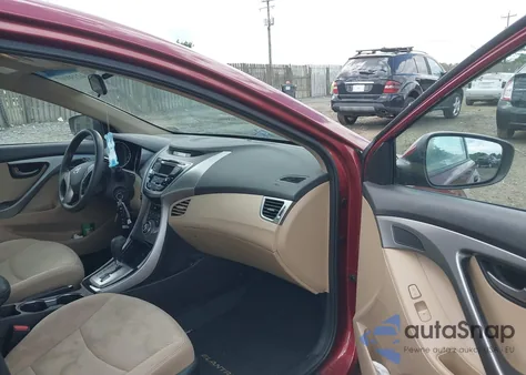 2013 Hyundai Elantra Gls из США, поврежденный, VIN 5NPDH4AE9DH437581